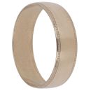 9ct Yellow Gold Milgrain Wedding Band 5.9mm