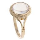 9ct Yellow Gold Moonstone Solitaire Ring