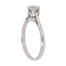 18ct White Gold 0.50ct Brilliant Cut Diamond Solitaire Ring