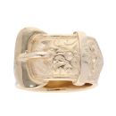 9ct Yellow Gold Heavyweight Buckle Ring