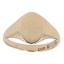 9ct Yellow Gold Oval Signet Ring