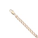 9ct Yellow Gold Curb Bracelet 8"