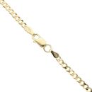 Gold Plated Silver Curb Chain 18"