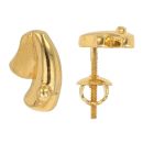 22ct Yellow Gold Fancy Duo Stud Earrings