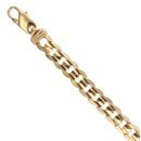 14ct Yellow Gold Curb Bracelet 8"