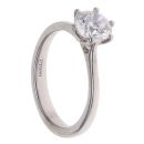 Platinum 1.25ct Brilliant Cut Lab Grown Diamond Solitaire Ring