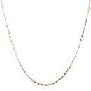 14ct Yellow Gold Plain Fancy Chain 22"