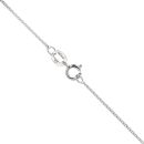 18ct White Gold 1.25ct Brilliant And Baguette Cut Diamond Circles Pendant and Chain 18"