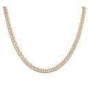9ct Yellow Gold Double Curb Chain 22"