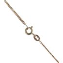 9ct Yellow Gold 0.10ct Brilliant Cut Diamond Heart Pendant and Chain 18"