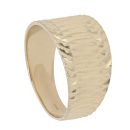 14ct Yellow Gold Fancy Patterned Signet Ring