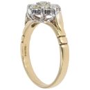 18ct Yellow Gold 0.50ct Brilliant Cut Diamond Cluster Ring
