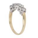 18ct Yellow Gold 1.00ct Brilliant Cut Diamond Five Stone Ring