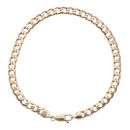 9ct Yellow Gold Curb Bracelet 9.5"