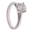 Platinum 1.05ct Brilliant Cut Diamond Solitaire Ring