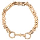 9ct Yellow Gold Fancy Bracelet 8"