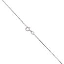 9ct White Gold 0.10ct Diamond Fancy Pendant and Chain 16"