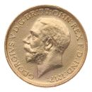 1913 George V Large Head UK Full Sovereign Coin