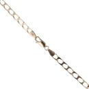 9ct Yellow Gold Square Curb Chain 18"