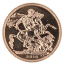 2016 Elizabeth II Fifth Portrait UK Full Sovereign Coin