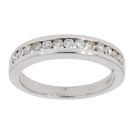 9ct White Gold Diamond Eternity Ring by Anya Belle