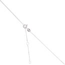 18ct White Gold 1.00ct Brilliant Cut Diamond Cluster Pendant And Chain 18"