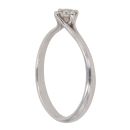 9ct White Gold 0.25ct Brilliant Cut Diamond Solitaire Ring