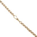 9ct Yellow Gold Patterned Belcher Chain 30"