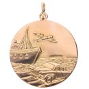 9ct Yellow Gold St George Pendant