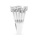 9ct White Gold 1.50ct Lab Grown Diamond Bubble Ring Lab Grown