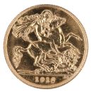 1912 George V Large Head UK Half Sovereign Coin