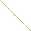 9ct Yellow Gold Cubic Zirconia Cross Pendant and Chain 20"