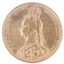 1889 Victoria Jubilee Head UK Full Sovereign Coin