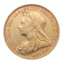 1894 Victoria Old Head UK Full Sovereign Coin