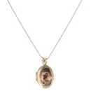 9ct Yellow and Rose Gold Tree Of Life Clogau Locket and Chain 22"