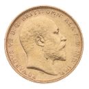 1905 Edward VII Large Head Australia Full Sovereign Coin