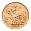 1912 George V Large Head UK Half Sovereign Coin