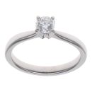 18ct White Gold 0.40ct Brilliant Cut Diamond Solitaire Ring