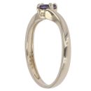 9ct Yellow Gold Amethyst Single Stone Ring