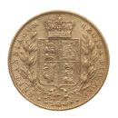 1869 Victoria Young Head UK Full Sovereign Coin