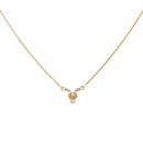 22ct Yellow Gold Cubic Zirconia Necklace 16"
