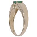 9ct Yellow Gold Green Fluorite Single Stone Ring