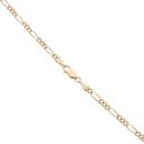 9ct Yellow Gold Figaro Chain 24"
