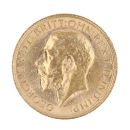 1912 George V Large Head UK Full Sovereign Coin