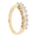 18ct Yellow Gold 0.85ct Diamond Seven Stone Ring by Anya Belle