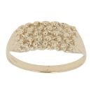 9ct Yellow Gold Five Row Keeper Ring