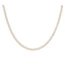9ct Yellow Gold Double Curb Chain 18"