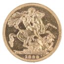 1889 Victoria Jubilee Head UK Full Sovereign Coin