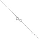 9ct White Gold 0.50ct Brilliant Cut Diamond Pendant and Chain 18"