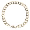 9ct Yellow Gold Curb Bracelet 8.5"